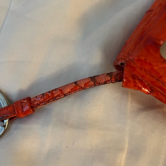 Brahmin Embossed Leather Mini Wallet - Picture 7 of 9